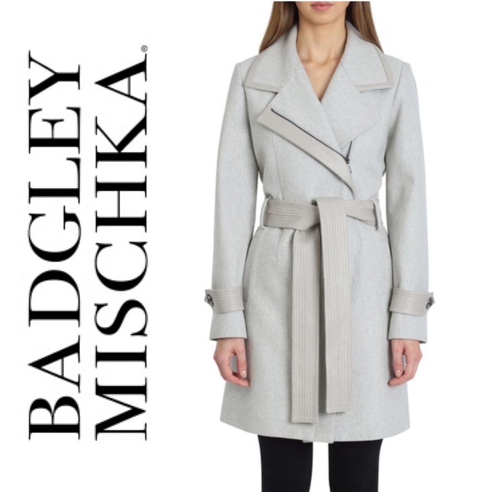 ✨🌟HP!🌟✨WOOL & VEGAN LEATHER BADGLEY MISCHKA🤍